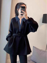 Dasha Collar Contrast Sweatshirt